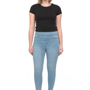 Full Likralı Kot Buz Mavi